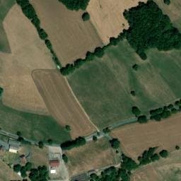 Vue satellite de Camping à Sainte-Colombe à Sainte-Colombe