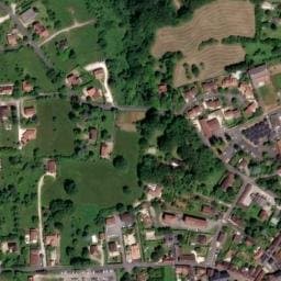Vue satellite de Parking de l'Hivernerie à Gourdon