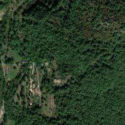 Vue satellite de Camping le Moulin de Charrier à Labastide-sur-Bésorgues