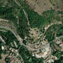 Vue satellite de Camping le Moulin d'Onclaire à Saint-Julien-en-Saint-Alban