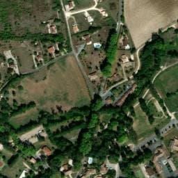 Vue satellite de Issigeac - aire de camping-car à Monsaguel
