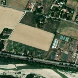 Vue satellite de Camping à la Ferme l'Olivier à Crest