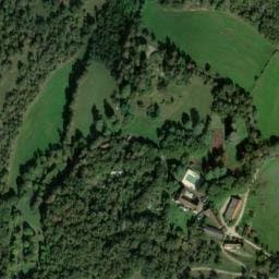 Vue satellite de Château de Lacomté Camping à Ginouillac