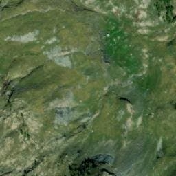 Vue satellite de Cabane de Palluel à Freissinières