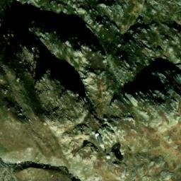 Vue satellite de Refuge de Granero à Abriès-Ristolas