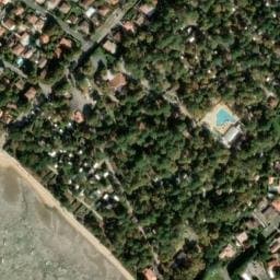 Vue satellite de Fontaine Vieille à Lège-Cap-Ferret