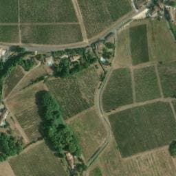Vue satellite de Château Peneau à Haux