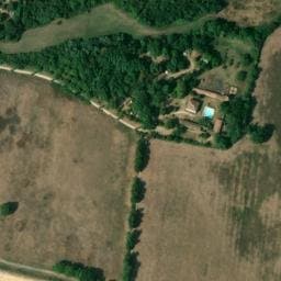 Vue satellite de Château Guiton à Baigneaux