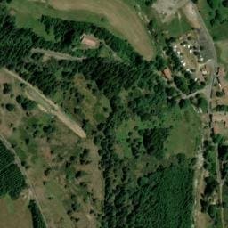 Vue satellite de Camping municipal Lanarce à Lanarce