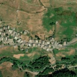 Vue satellite de Camping de Chanterane à Molines-en-Queyras