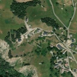 Vue satellite de Gîte de la Ruche à Dévoluy
