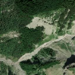 Vue satellite de Baraque forestiere des Allieres à Tréminis