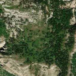 Vue satellite de Source de l'Echalas à Châtillon-en-Diois