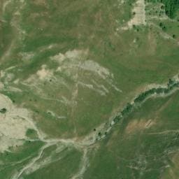 Vue satellite de Point d'eau de la baraque de Paille à Tréminis