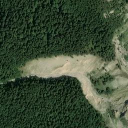 Vue satellite de Baraque forestiere des Ponche à Tréminis