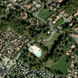 Vue satellite de Camping Le Roumingue à Andernos-les-Bains