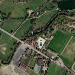 Vue satellite de Camping municipal Le Vert à Maurs