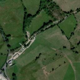 Vue satellite de Aire de camping-car à la ferme La Montagnette à Huparlac