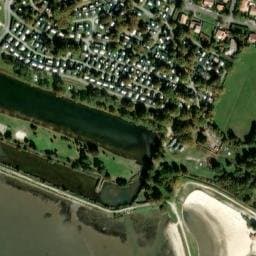 Vue satellite de Camping Le Roumingue à Lège-Cap-Ferret