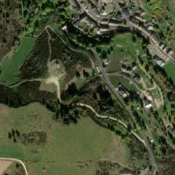 Vue satellite de Camping Municipal Serverette à Serverette
