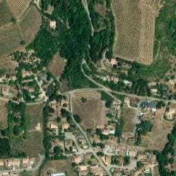 Vue satellite de Camping les Chapelains à Saint-Sauveur-en-Diois