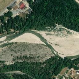 Vue satellite de Aire Naturelle de la cave Monge Granon à Espenel