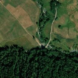 Vue satellite de Fontaine du Pont du Moulin à Saint-Véran