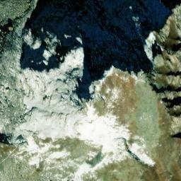 Vue satellite de Refuge Giacoletti à Abriès-Ristolas