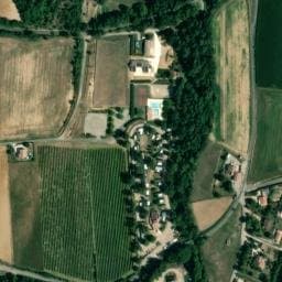 Vue satellite de Camping les Civelles d'Ozon à Baix