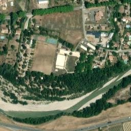 Vue satellite de Les Chapelains à Aubenasson