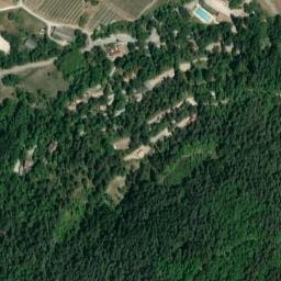 Vue satellite de Camping la Colombe à Aurel