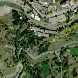 Vue satellite de P2 Aire de camping-car de Casse Blanche à Saint-Jean-Saint-Nicolas