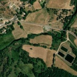 Vue satellite de Camping GCU de Pierrefiche à Chastanier