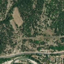 Vue satellite de Camping Le Pont d'Espenel à Espenel
