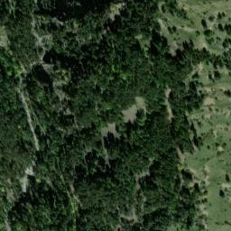 Vue satellite de Cabane de Merdarel à Orcières