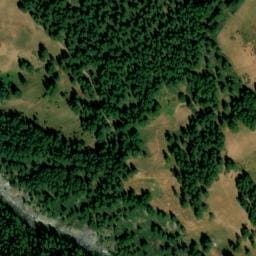 Vue satellite de Cabane de Lamaron à Saint-Véran