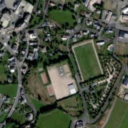 Vue satellite de Les Monts d'Aubrac à Huparlac