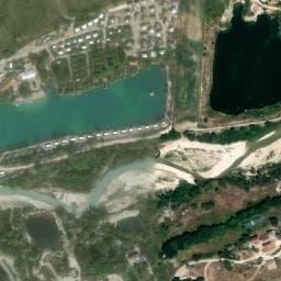 Vue satellite de Camping Le Lac Bleu - Ciela Village - Drôme à Saint-Roman