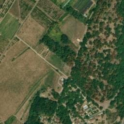 Vue satellite de Camping les Chênes (2) à Vesseaux
