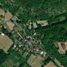 Vue satellite de Table de pique-nique à Vaillac à Montfaucon