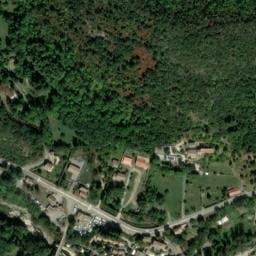 Vue satellite de Camping Domaine de la Plage à Juvinas