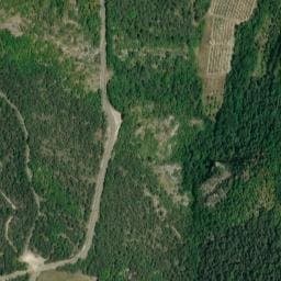 Vue satellite de Camping la Motte à Saint-Sauveur-en-Diois