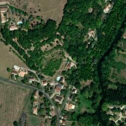 Vue satellite de Aire Camping-Car Eymet à Eymet