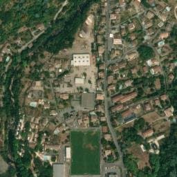 Vue satellite de Camping au Fil de la Volane à Saint-Julien-du-Serre