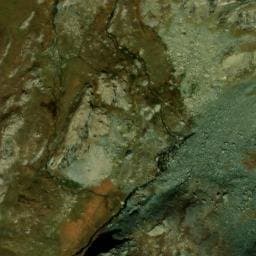 Vue satellite de Refuge Gagliardone à Abriès-Ristolas