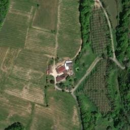 Vue satellite de Château de l'Hermitage à Saint-Martin-du-Puy
