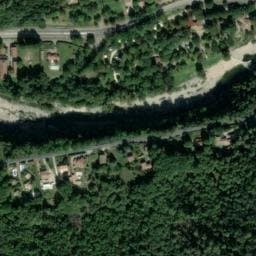 Vue satellite de Camping le Ventadour à Prades