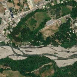Vue satellite de Aire de camping-car à Saint-Jean-Saint-Nicolas à Saint-Jean-Saint-Nicolas