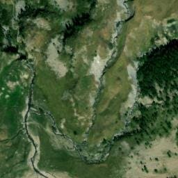 Vue satellite de Fontaine du Saut du Laire à Orcières
