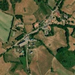 Vue satellite de yourte le bourikot à Cheylard-l'Évêque